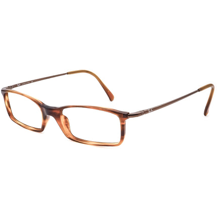 Ray-Ban Eyeglasses RB 5049 2144 Striped Brown Rectangular Frame Italy 50[]17 135