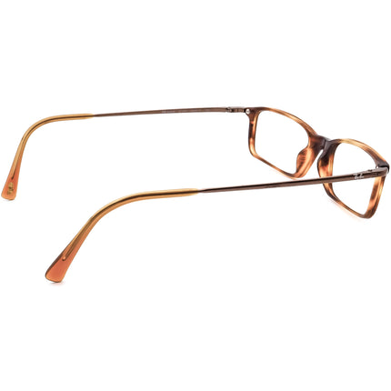 Ray-Ban Eyeglasses RB 5049 2144 Striped Brown Rectangular Frame Italy 50[]17 135