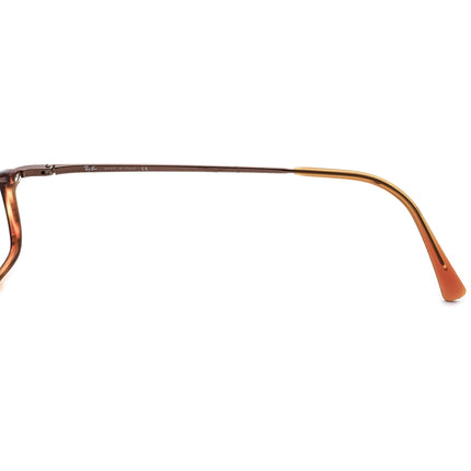 Ray-Ban Eyeglasses RB 5049 2144 Striped Brown Rectangular Frame Italy 50[]17 135