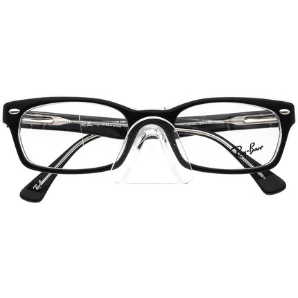Ray-Ban Eyeglasses RB 5150 2034 Black on Clear Rectangular Frame 50[]19 135