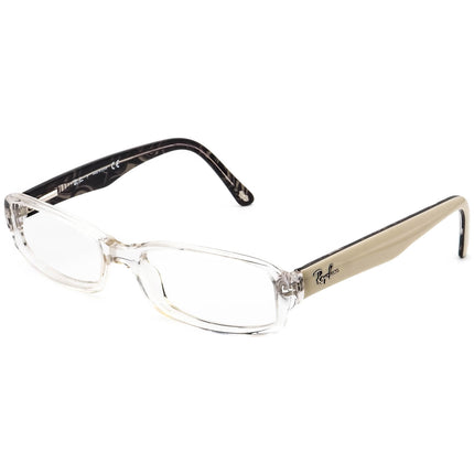 Ray-Ban Eyeglasses RB 5179 2420 Clear/White Rectangular Frame 51[]16 135
