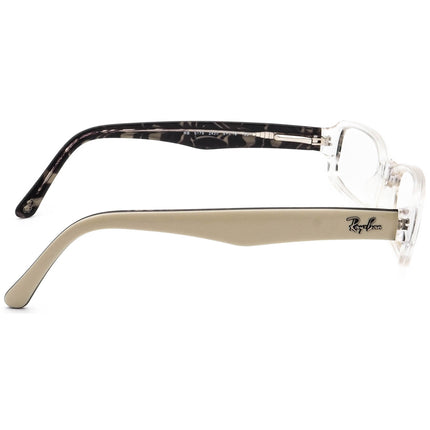 Ray-Ban Eyeglasses RB 5179 2420 Clear/White Rectangular Frame 51[]16 135