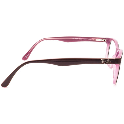 Ray-Ban Eyeglasses RB 5228 2126 Brown on Lavender Square Frame 53[]17 140