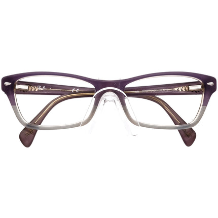 Ray-Ban Women's Eyeglasses RB 5256 5107 Lavender/Gray Horn Rim Frame 52[]16 135