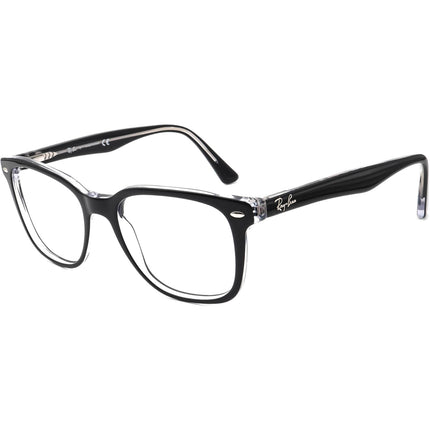 Ray-Ban Eyeglasses RB 5285 2034 Black on Clear Square Frame 53[]19 145