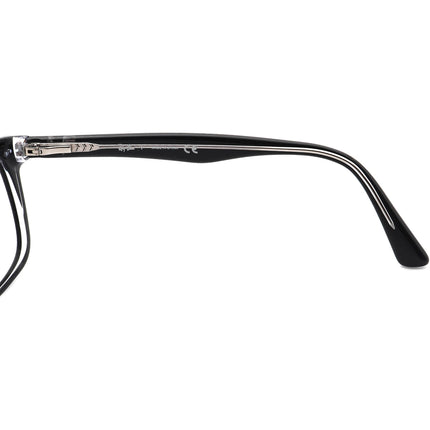 Ray-Ban Eyeglasses RB 5285 2034 Black on Clear Square Frame 53[]19 145