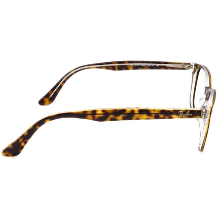 Ray-Ban Eyeglasses RB 5375 5082 Havana Tortoise on Clear Square Frame 53[]18 145