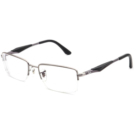 Ray-Ban Eyeglasses RB 6285 2502 Gunmetal Half Rim Frame 53[]18 140