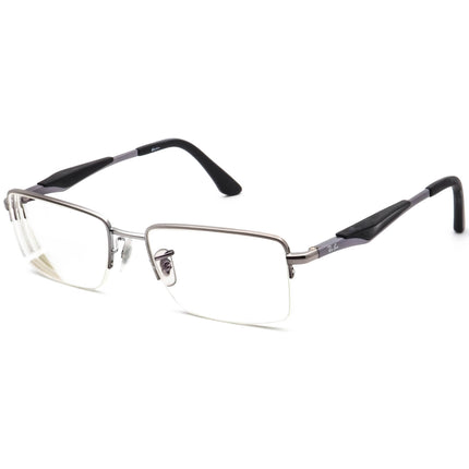 Ray-Ban Eyeglasses RB 6285 2502 Gunmetal Half Rim Frame 53[]18 140