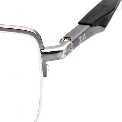 Ray-Ban Eyeglasses RB 6285 2502 Silver Half Rim Frame 53[]18 140