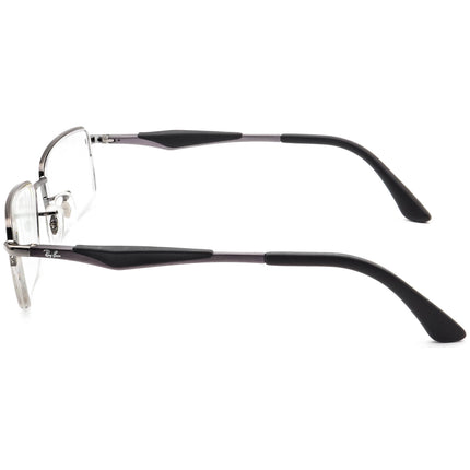 Ray-Ban Eyeglasses RB 6285 2502 Gunmetal Half Rim Frame 53[]18 140