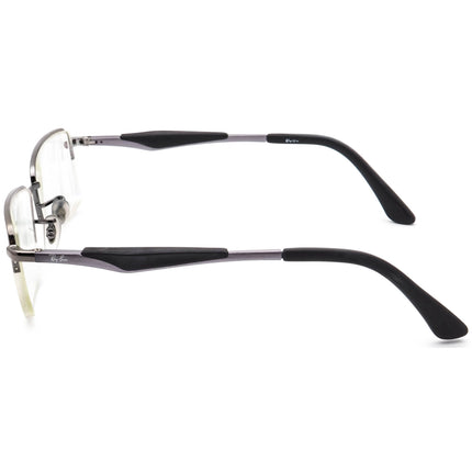 Ray-Ban Eyeglasses RB 6285 2502 Gunmetal Half Rim Frame 53[]18 140