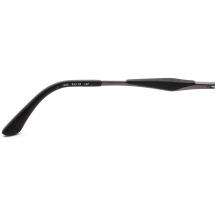 Ray-Ban Eyeglasses RB 6285 2502 Gunmetal Half Rim Frame 53[]18 140