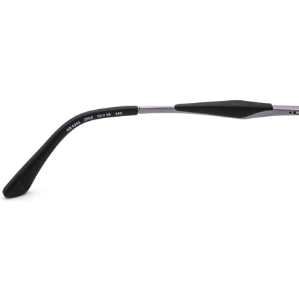 Ray-Ban Eyeglasses RB 6285 2502 Gunmetal Half Rim Frame 53[]18 140