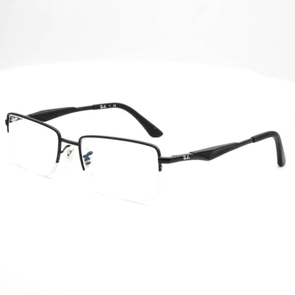 Ray-Ban Men's Eyeglasses RB 6285 2503 Matte Black Half Rim Frame 53[]18 140