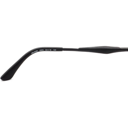 Ray-Ban Men's Eyeglasses RB 6285 2503 Matte Black Half Rim Frame 53[]18 140