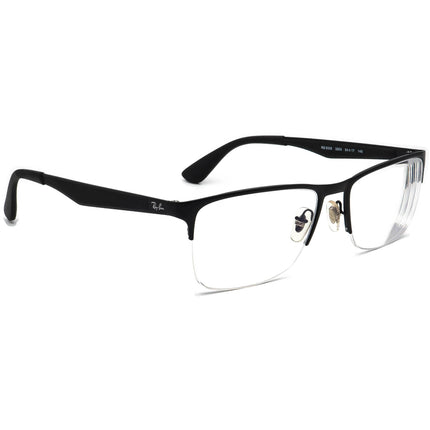 Ray-Ban Eyeglasses RB 6335 2503 Matte Black Half Rim Frame 54[]17 145