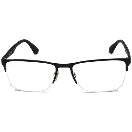 Ray-Ban Eyeglasses RB 6335 2503 Matte Black Half Rim Frame 54[]17 145