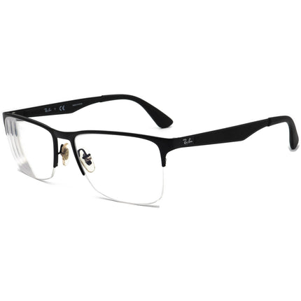 Ray-Ban Eyeglasses RB 6335 2503 Black Half Rim Frame 54[]17 145
