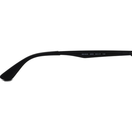 Ray-Ban Eyeglasses RB 6335 2503 Black Half Rim Frame 54[]17 145