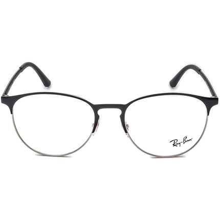 Ray-Ban Eyeglasses RB 6375 2861 Black/Silver Round Frame 53[]18 145