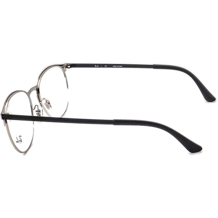 Ray-Ban Eyeglasses RB 6375 2861 Black/Silver Round Frame 53[]18 145