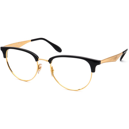 Ray-Ban Eyeglasses RB 6396 5784 Gold & Black Phantos Frame 53[]19 145