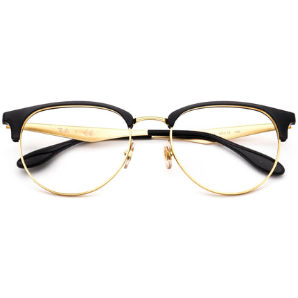 Ray-Ban Eyeglasses RB 6396 5784 Gold & Black Phantos Frame 53[]19 145