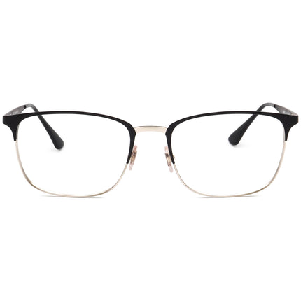Ray-Ban Men's Eyeglasses RB 6421 2997 Matte Black/Silver Square Metal Frame 54[]18 145