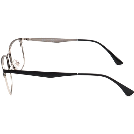 Ray-Ban Men's Eyeglasses RB 6421 2997 Matte Black/Silver Square Metal Frame 54[]18 145