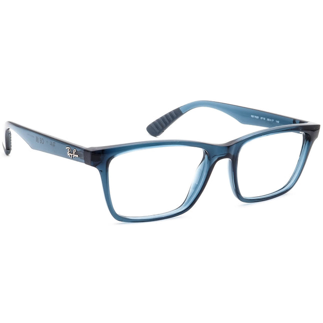 Ray-Ban Eyeglasses RB 7025 5719 Blue Transparent Square Frame 55[]17 145