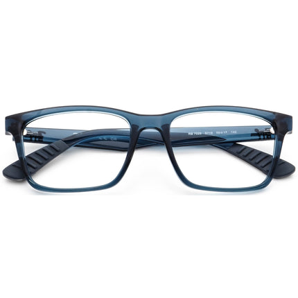 Ray-Ban Eyeglasses RB 7025 5719 Blue Transparent Square Frame 55[]17 145