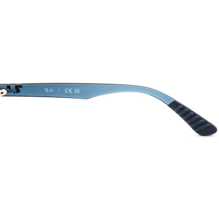 Ray-Ban Eyeglasses RB 7025 5719 Blue Transparent Square Frame 55[]17 145
