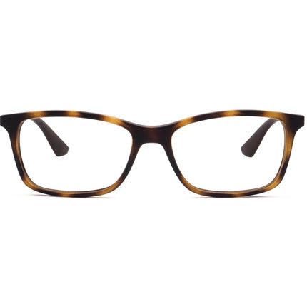 Ray-Ban Eyeglasses RB 7047 5573 Matte Tortoise/Brown Square Frame 56[]17 145
