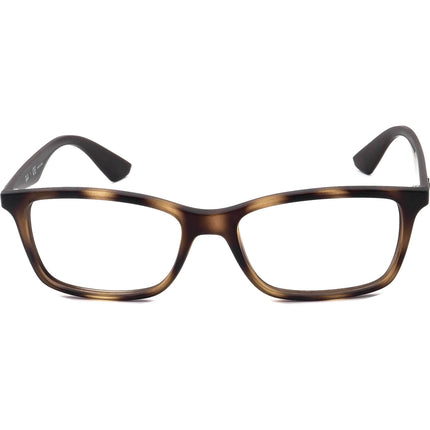 Ray-Ban Eyeglasses RB 7047 5573 Matte Tortoise/Brown Square Frame 54[]17 140