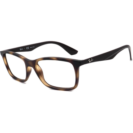 Ray-Ban Eyeglasses RB 7047 5573 Matte Tortoise/Brown Square Frame 54[]17 140