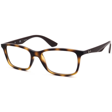 Ray-Ban Eyeglasses RB 7047 5573 Matte Tortoise/Brown Rectangular Frame 54[]17 140