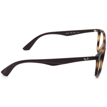 Ray-Ban Eyeglasses RB 7047 5573 Matte Tortoise/Brown Square Frame 56[]17 145