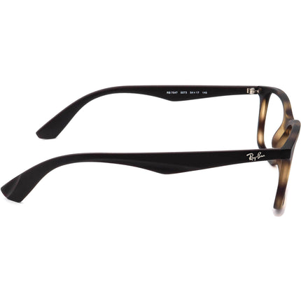 Ray-Ban Eyeglasses RB 7047 5573 Matte Tortoise/Brown Square Frame 54[]17 140