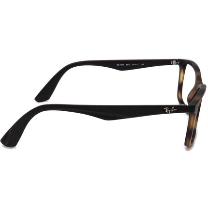 Ray-Ban Eyeglasses RB 7047 5573 Matte Tortoise/Brown Rectangular Frame 54[]17 140