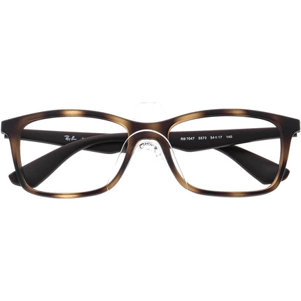 Ray-Ban Eyeglasses RB 7047 5573 Matte Tortoise/Brown Square Frame 54[]17 140