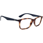 Ray-Ban Eyeglasses RB 7047 5574 Matte Tortoise/Navy Blue Rectangular Frame 54[]17 140