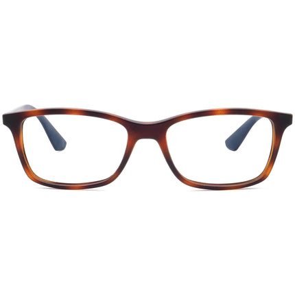 Ray-Ban Eyeglasses RB 7047 5574 Matte Light Havana/Navy Blue Square Frame 54[]17 140