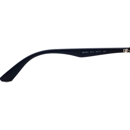 Ray-Ban Eyeglasses RB 7047 5574 Matte Tortoise/Navy Blue Rectangular Frame 54[]17 140