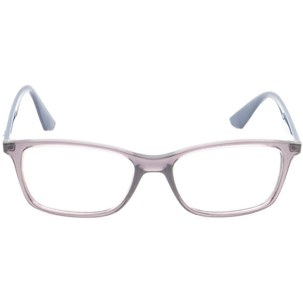 Ray-Ban Eyeglasses RB 7047 5848 Transparent Gray/Navy Blue Rectangular Frame 54[]17 140
