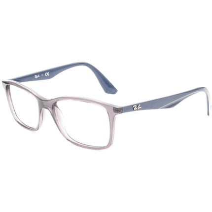 Ray-Ban Eyeglasses RB 7047 5848 Transparent Gray/Navy Blue Rectangular Frame 54[]17 140