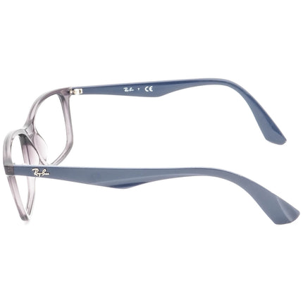 Ray-Ban Eyeglasses RB 7047 5848 Transparent Gray/Navy Blue Rectangular Frame 54[]17 140