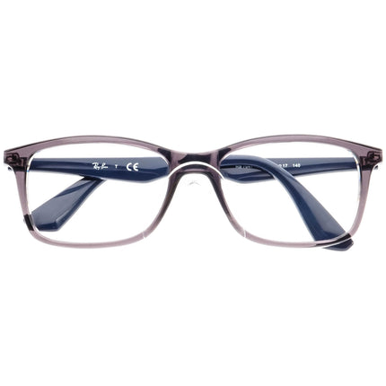 Ray-Ban Eyeglasses RB 7047 5848 Transparent Gray/Navy Blue Rectangular Frame 54[]17 140