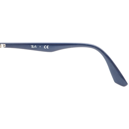 Ray-Ban Eyeglasses RB 7047 5848 Transparent Gray/Navy Blue Rectangular Frame 54[]17 140