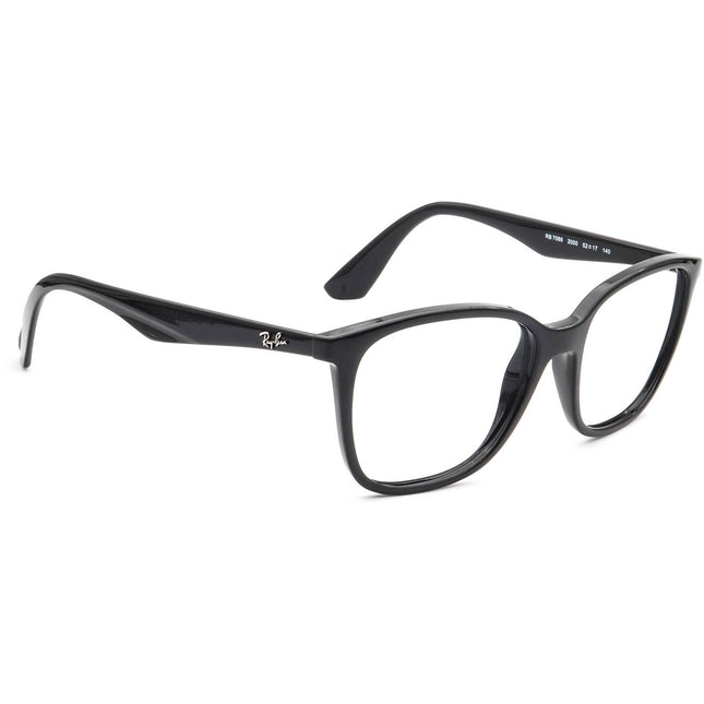 Ray-Ban Eyeglasses RB 7066 2000 Black Square Frame 52[]17 140